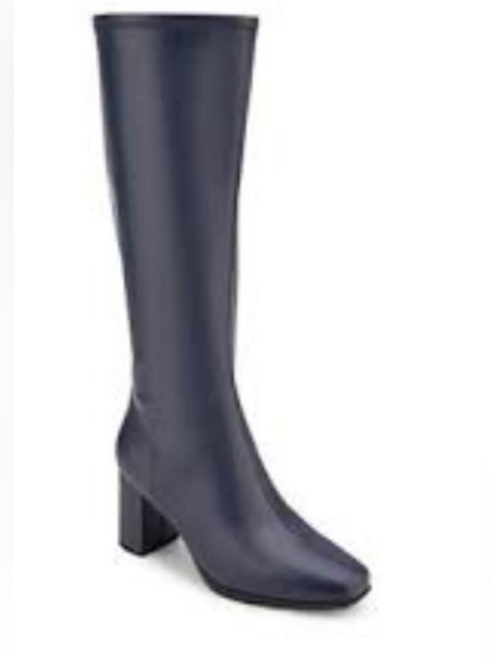New Aerosoles Micah Tall Knee High Boot Women’s Navy Blue,Sz 10W with minor Stor